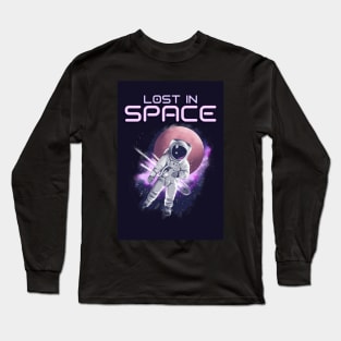 Space planet astronaut Long Sleeve T-Shirt